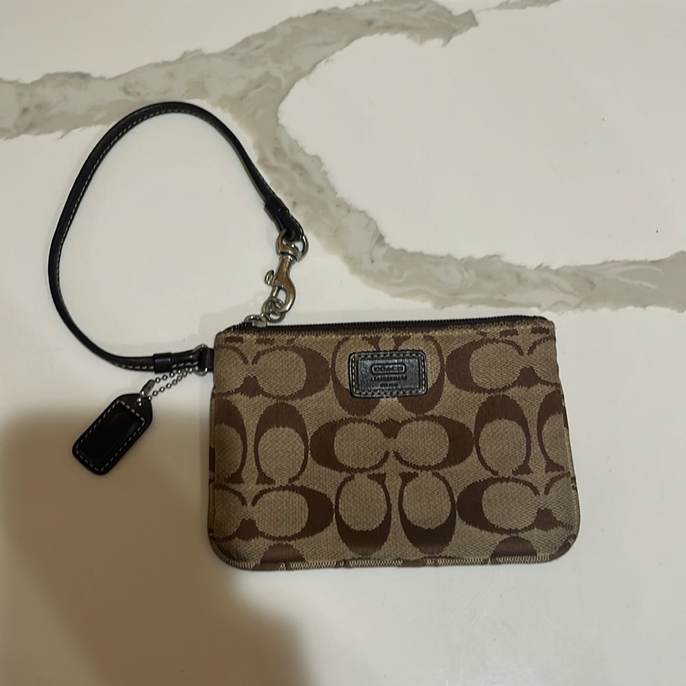 Authentic Coach Wristlet.